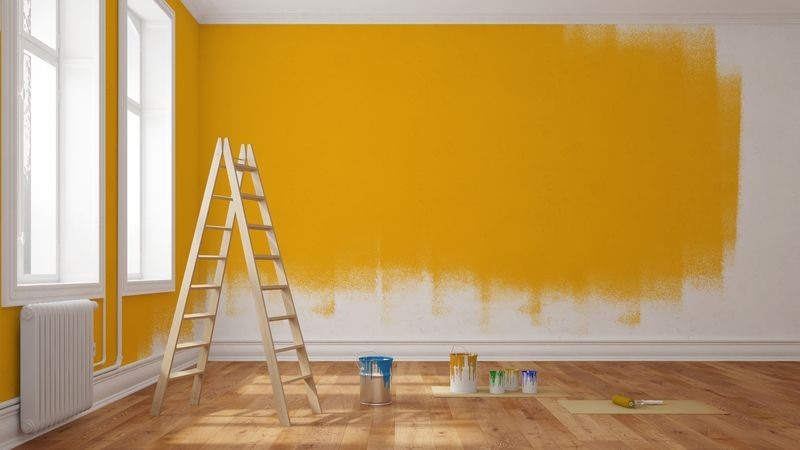 cách sơn tường nhà